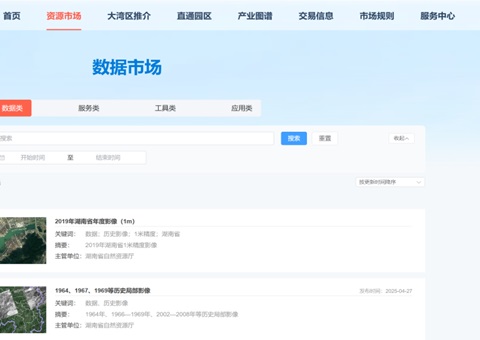 “数据市场”正式开通，，，，，，，湖南自然资源全要素市场再添重要拼图